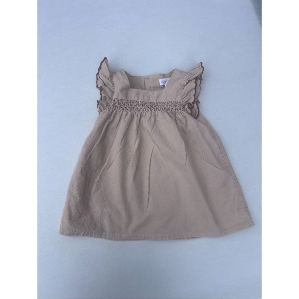 Zara corduroy Smoke chest bottons back lined Dress size 9-12